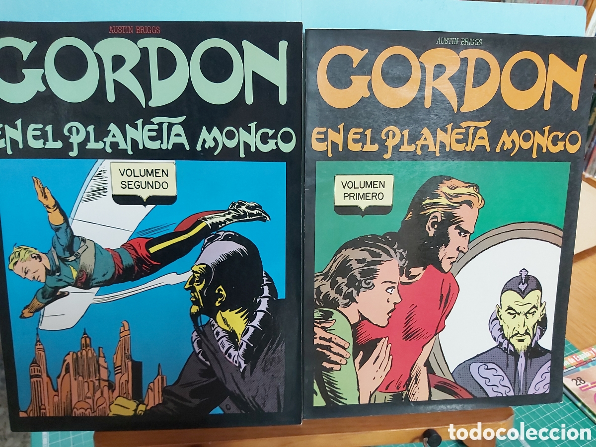 C&oacute;mics: * GORDON EN EL PLANETA MONGO 1 Y 2 COMPLETA * AUSTIN BRIGGS * EDICIONES B.O. 1978 * - Foto 1