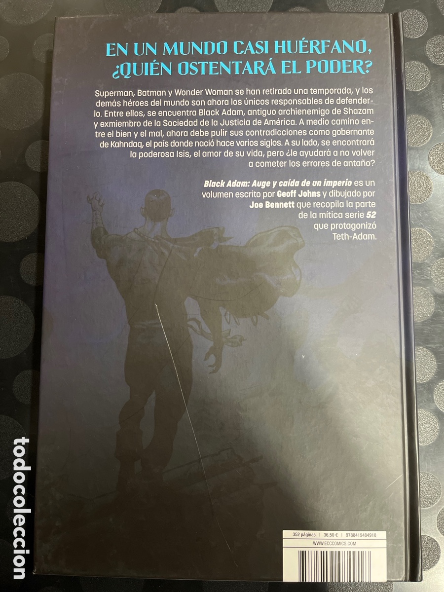 C&oacute;mics: BLACK ADAM : AUGE Y CA&Iacute;DA DE UN IMPERIO de GEOFF JOHNS DC ECC ( - Foto 2