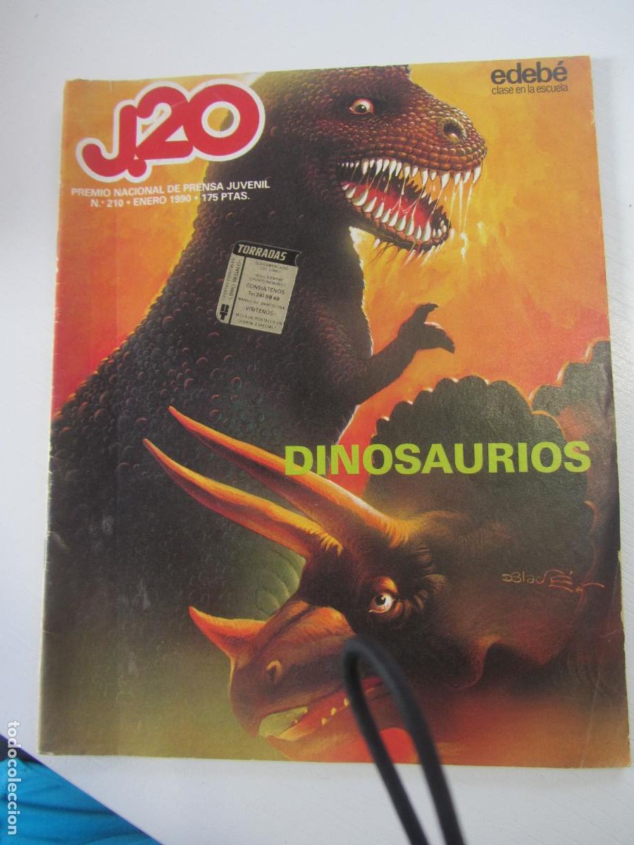 C&oacute;mics: J.20 &middot; EDEBE &middot; N&ordm; 210 &middot; 1990 &middot; Dinosaurios Arx143 - Foto 1