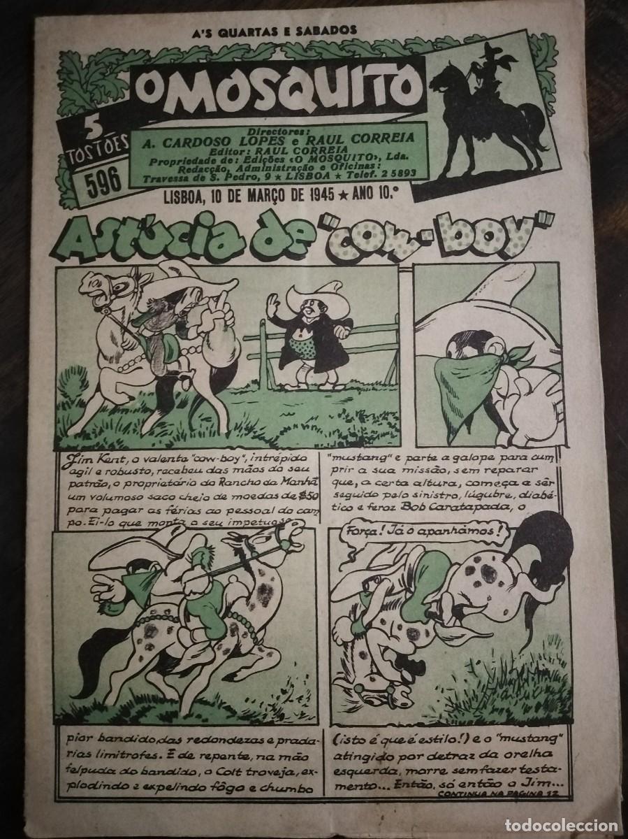 C&oacute;mics: O Mosquito, n&uacute;mero 596. Portugal. - Foto 1