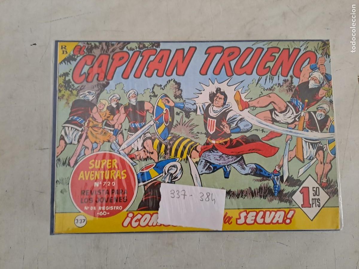 Comics : Capit&aacute;n Trueno tomo del 337 al 384, super aventuras, ediciones B en muy buen estado