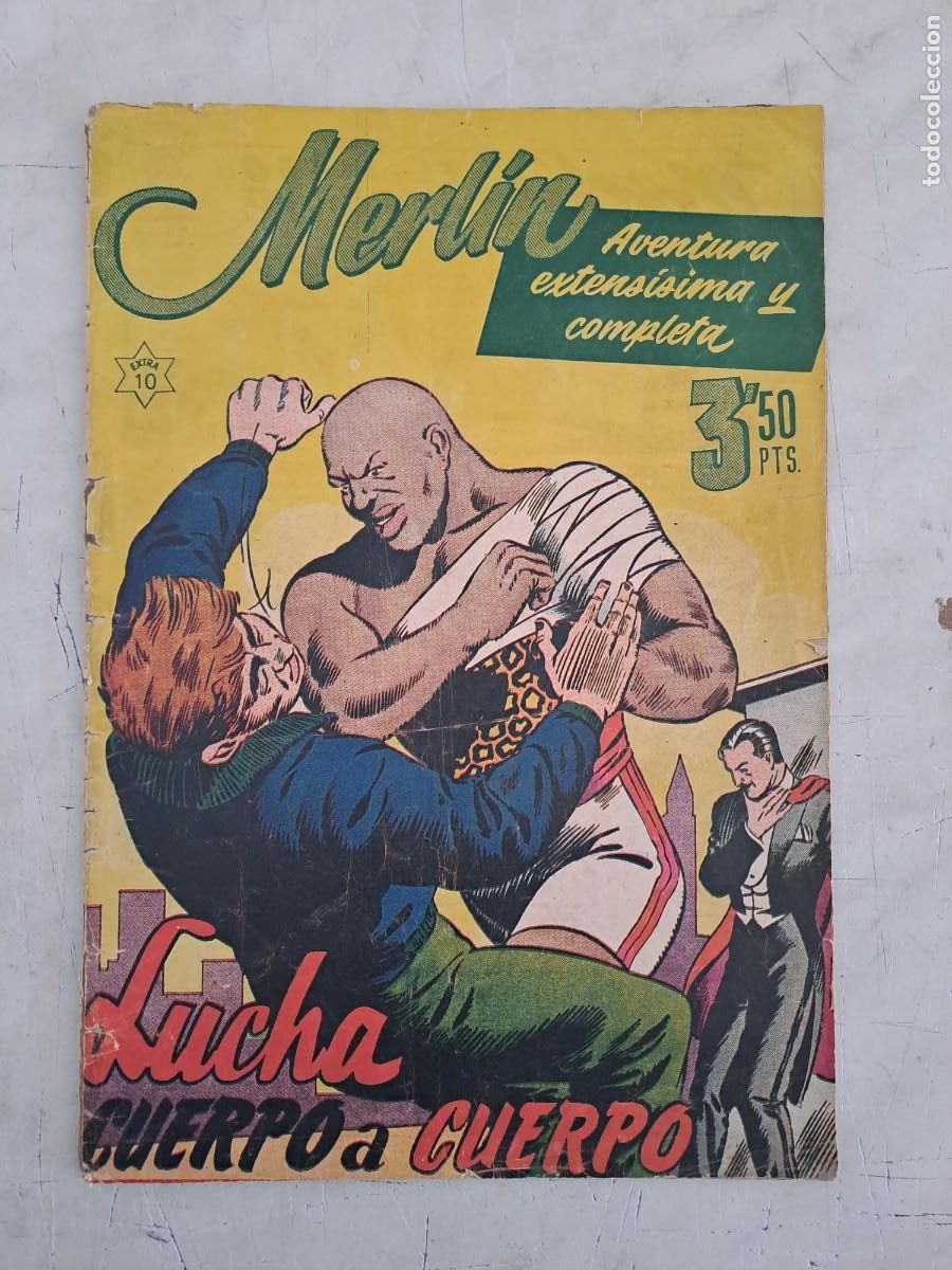 C&oacute;mics: Merl&iacute;n extra 10, Hispano Americana en buen estado - Foto 1