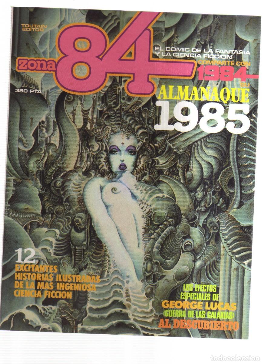 C&oacute;mics: ZONA 84 EL COMIC DE FANTACIA Y LA CIENCIA FICCION ALMANAQUE 1985