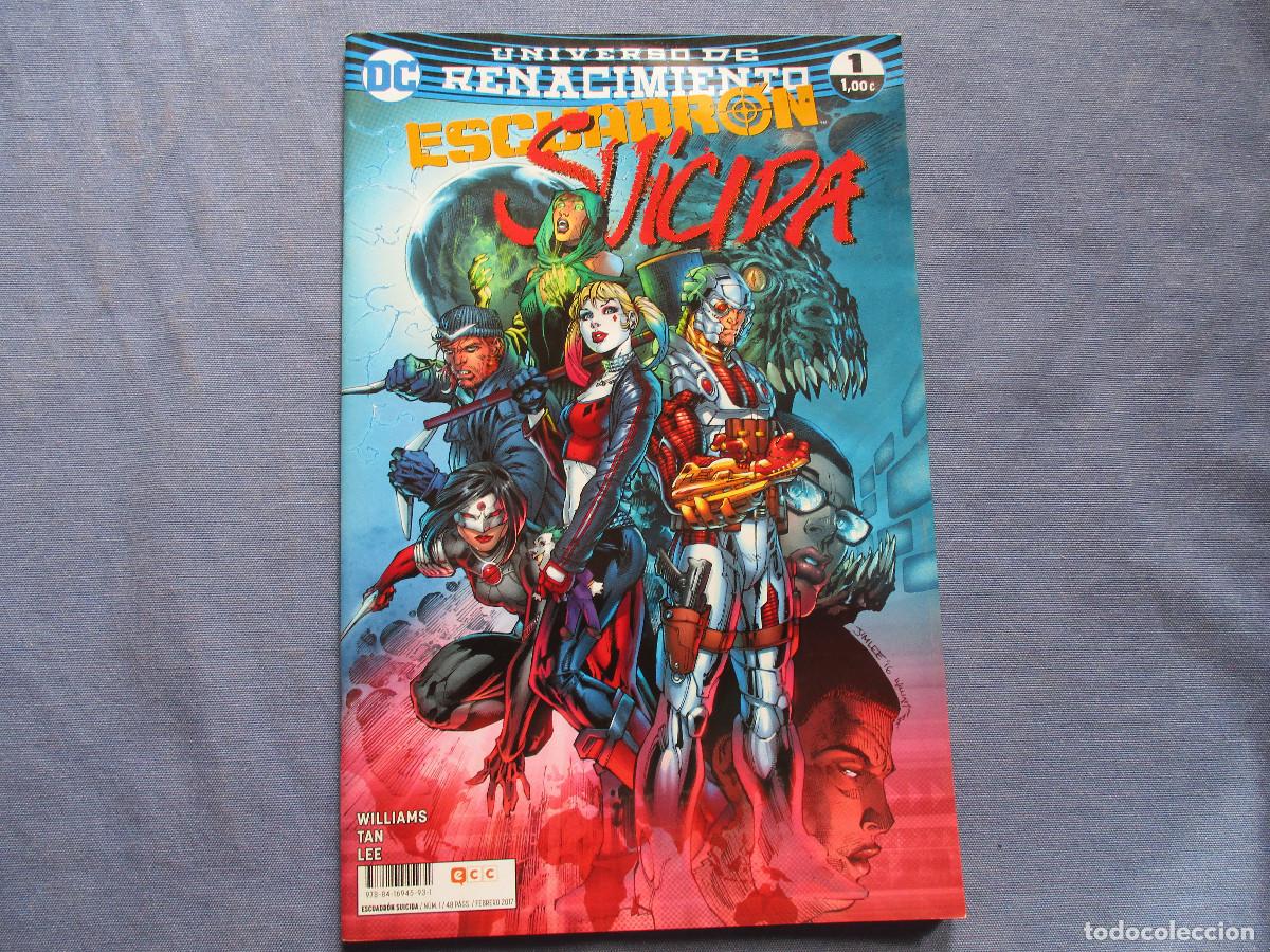 C&oacute;mics: DC / ESCUADR&Oacute;N SUICIDA N.&ordm; 1 de JIM LEE 2017 ECC - UNIVERSO DC RENACIMIENTO - Foto 1