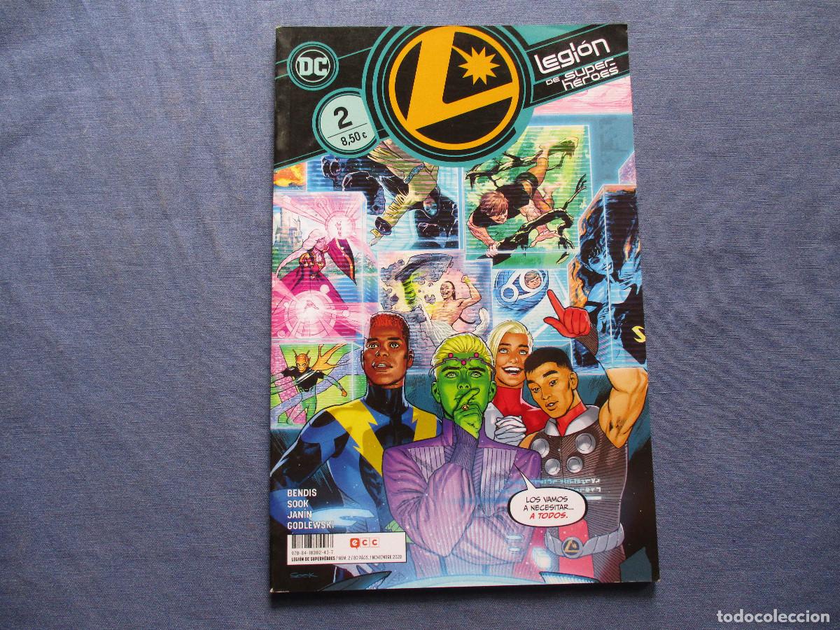 C&oacute;mics: DC / LEGI&Oacute;N DE SUPERH&Eacute;ROES N.&ordm; 2 de BRIAN MICHAEL BENDIS &middot; ECC 2020 - Foto 1