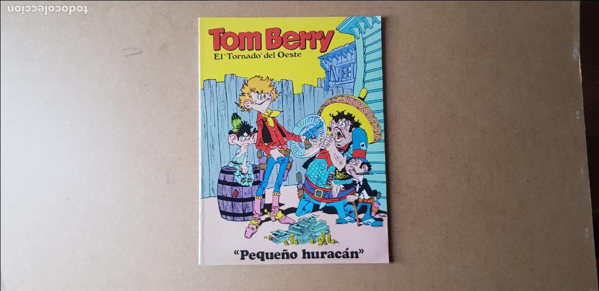 C&oacute;mics: TOM BERRY N&ordm; 1 EL TORNADO DEL OESTE - PEQUE&Ntilde;O HURACAN - EUREDIT 1969 - Foto 1