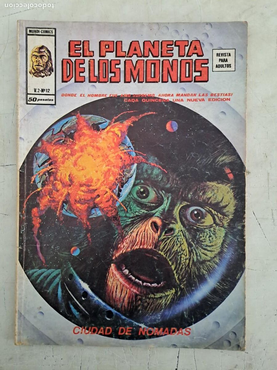 Comics: El planeta de los monos 12, V&eacute;rtice en muy buen estado
