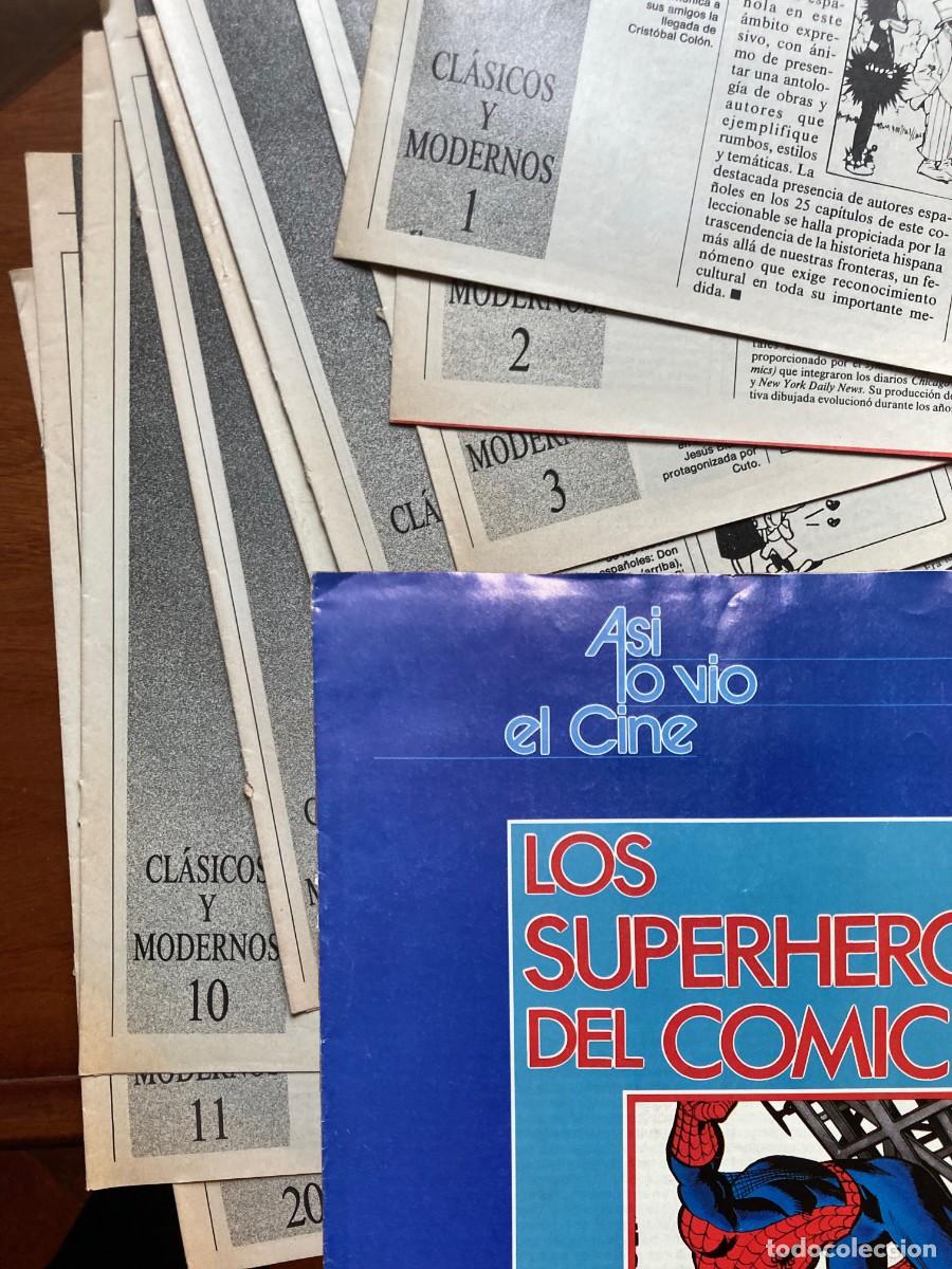 C&oacute;mics: fasciculos comics EL PAIS 1 2 3 4 6 7 9 10 11 20 + AS&Iacute; LO VI&Oacute; EL CINE LOS SUPERHEROES DE COMIC