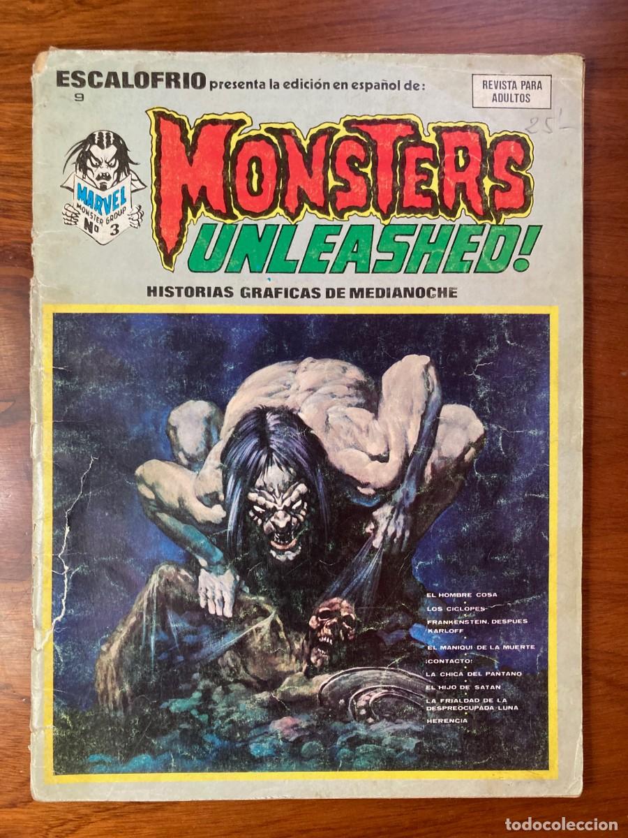 C&oacute;mics: MONSTERS UNLEASHED! ESCALOFRIO MARVEL N&ordm; 3 9 ESPA&Ntilde;OL - Foto 1