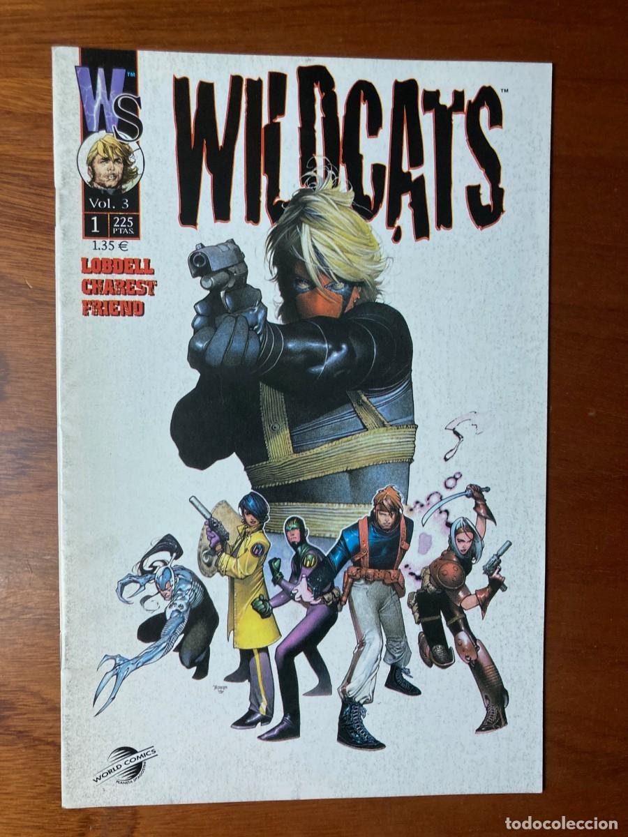 Comics : WILDCATS WS VOL. 3 N&ordm;s 1 , 2 y 3 LOBDELL CHAREST FRIEND WORLD COMICS