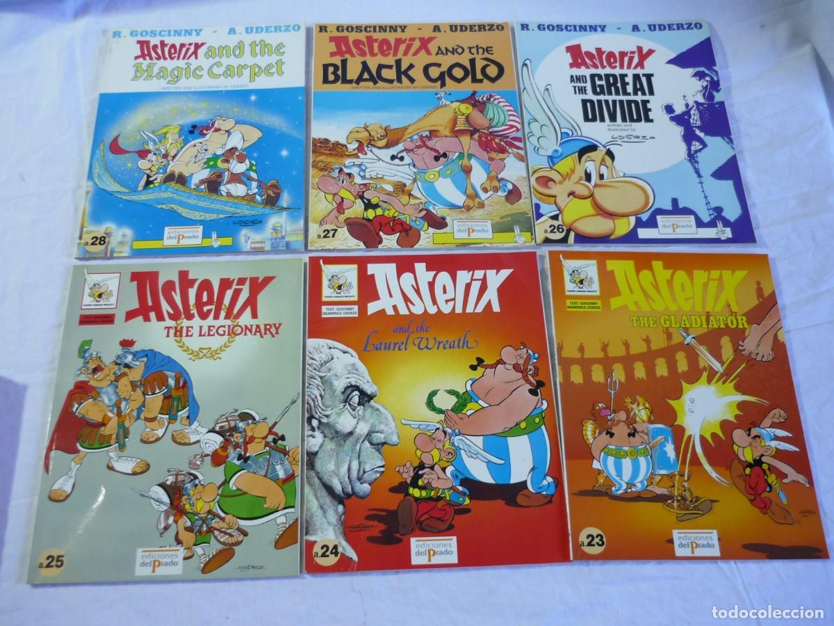 C&oacute;mics: 25 n&uacute;meros de Asterix en ingl&eacute;s Ediciones del Prado - Foto 4