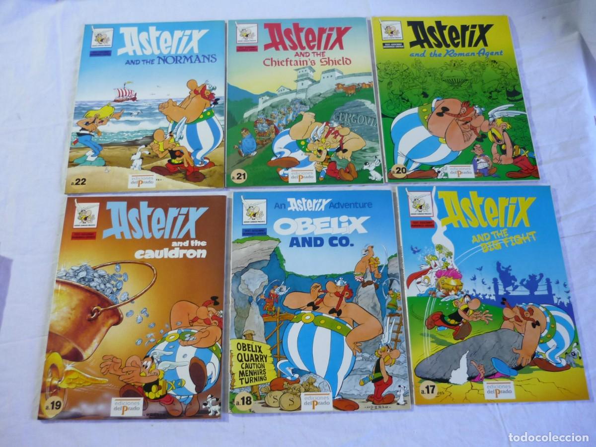 C&oacute;mics: 25 n&uacute;meros de Asterix en ingl&eacute;s Ediciones del Prado - Foto 5