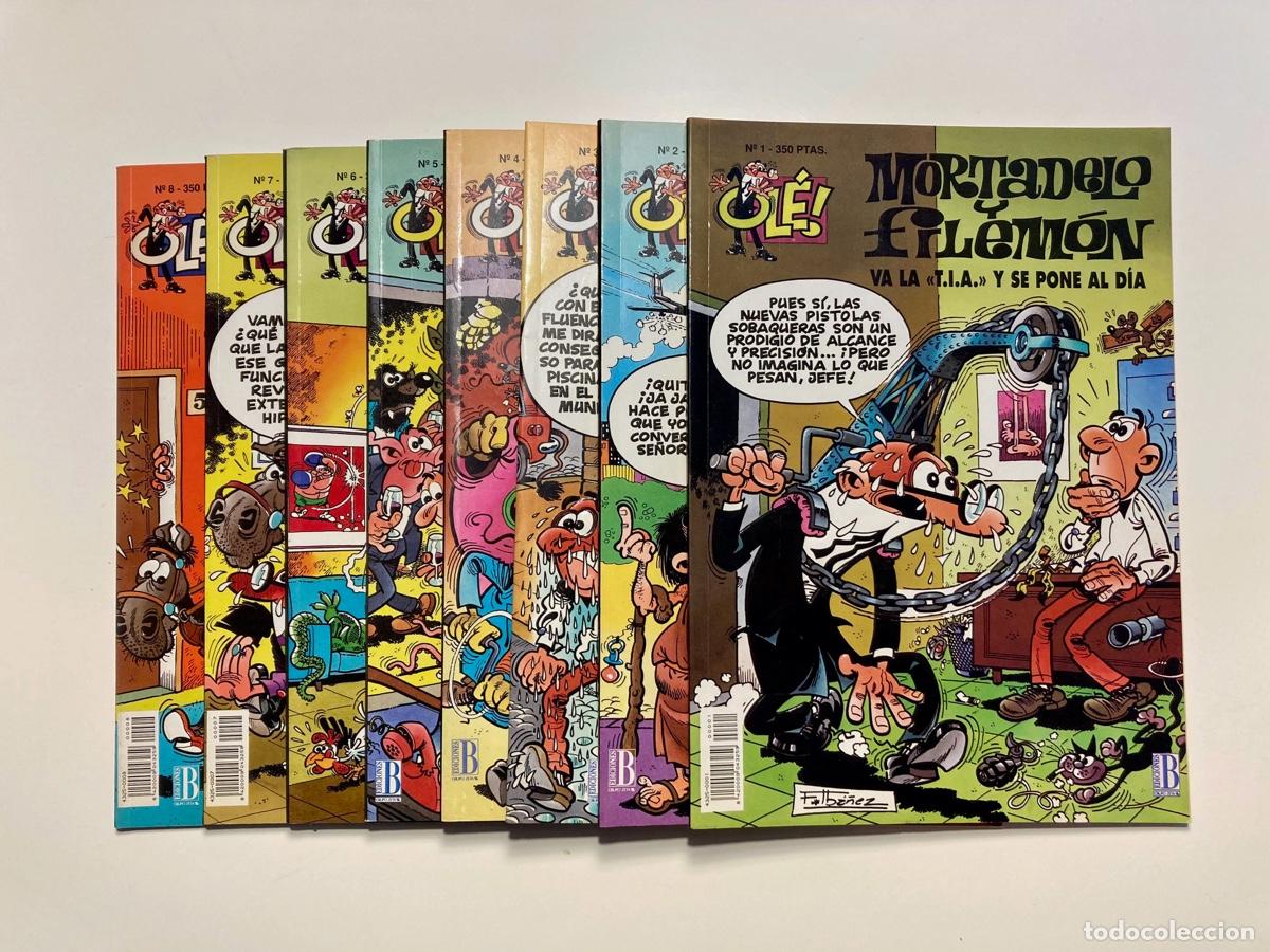 C&oacute;mics: Colecci&oacute;n Ol&eacute;. Mortadelo y Filem&oacute;n. 8 n&uacute;meros. - Foto 1
