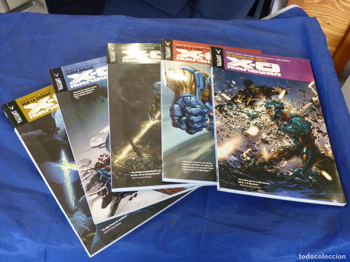 C&oacute;mics: X-O MANOWAR COMPLETA 5 TOMOS MUY BUEN ESTADO - Foto 1