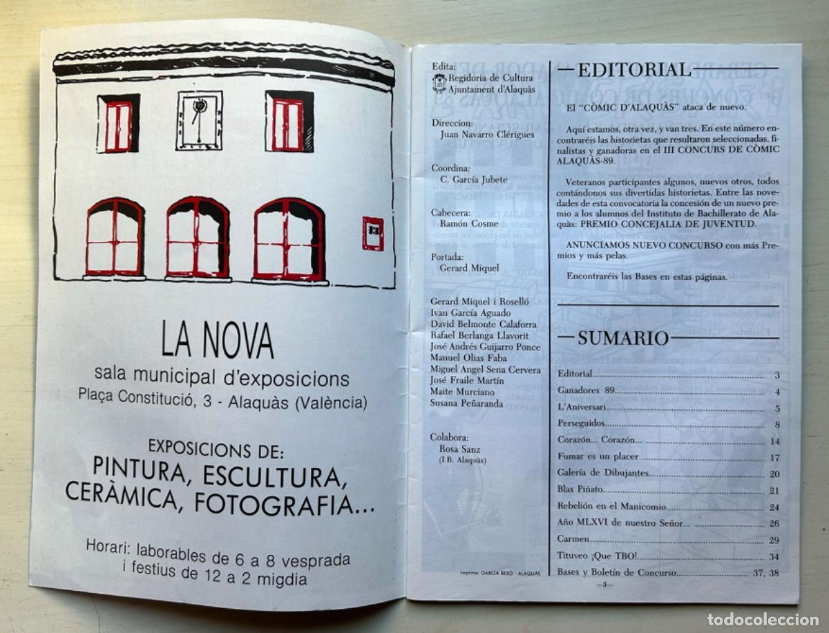 C&oacute;mics: EL COMIC D ALAQUAS n&ordm; 3 - 1990 - Foto 3