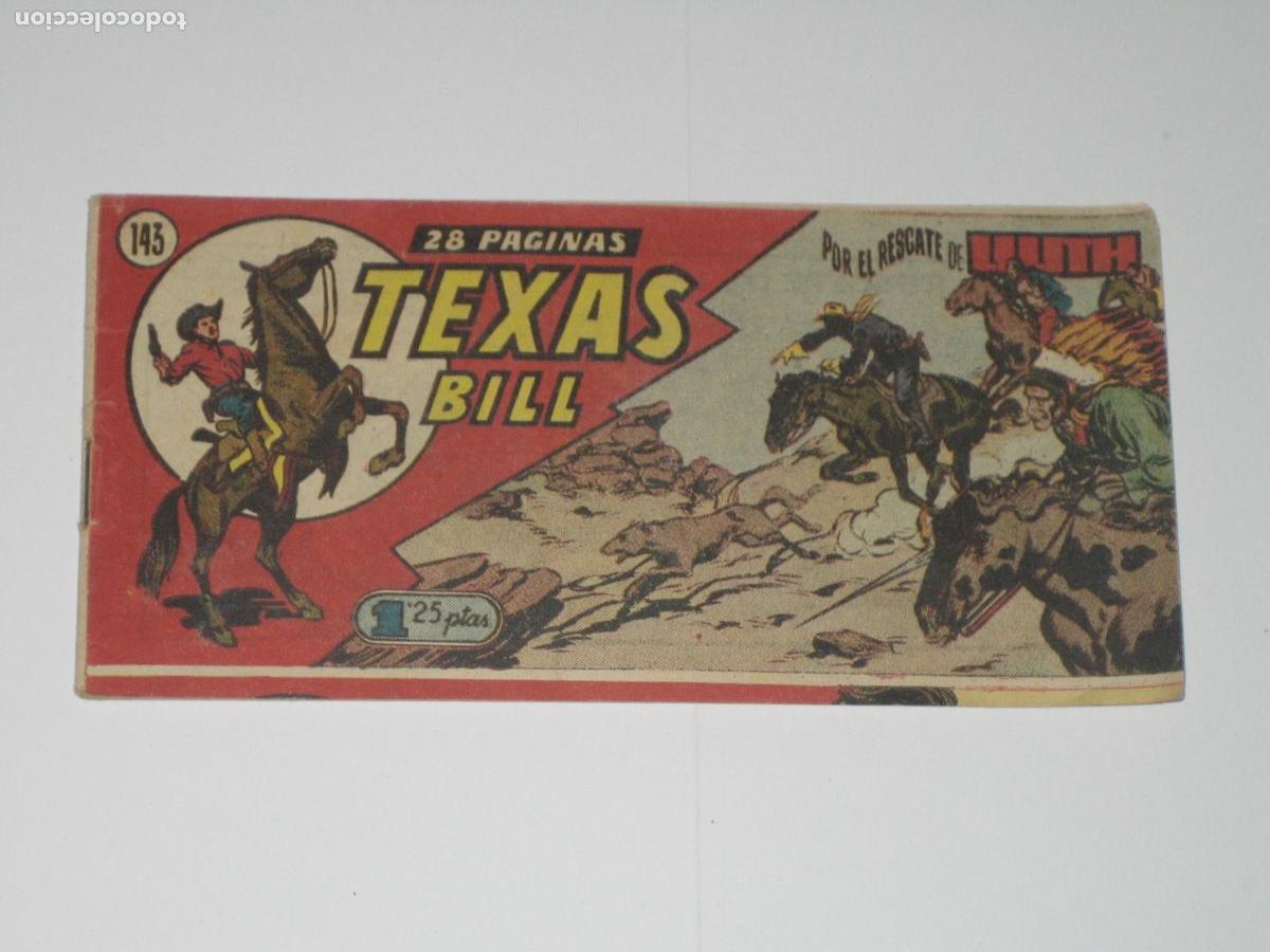 C&oacute;mics: TBEO TEXAS BILL - ORIGINAL - NUMERO 143 - Foto 1
