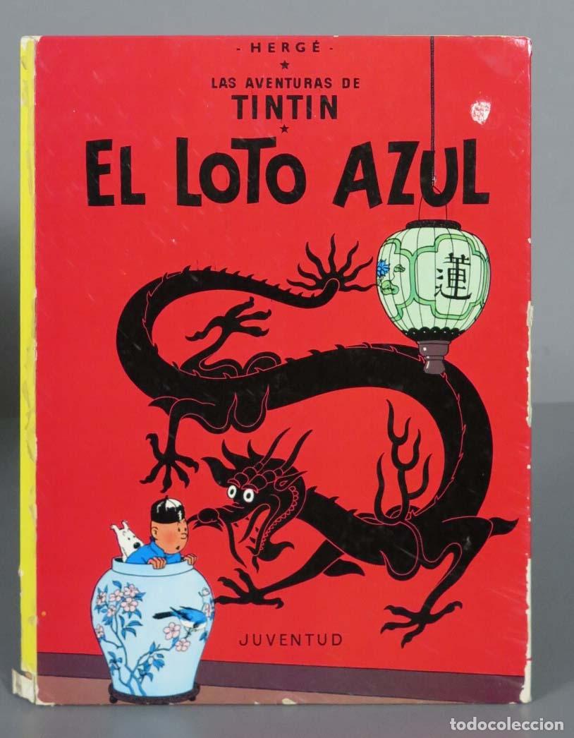 C&oacute;mics: EL LOTO AZUL. TINTIN. 1981 - Foto 1