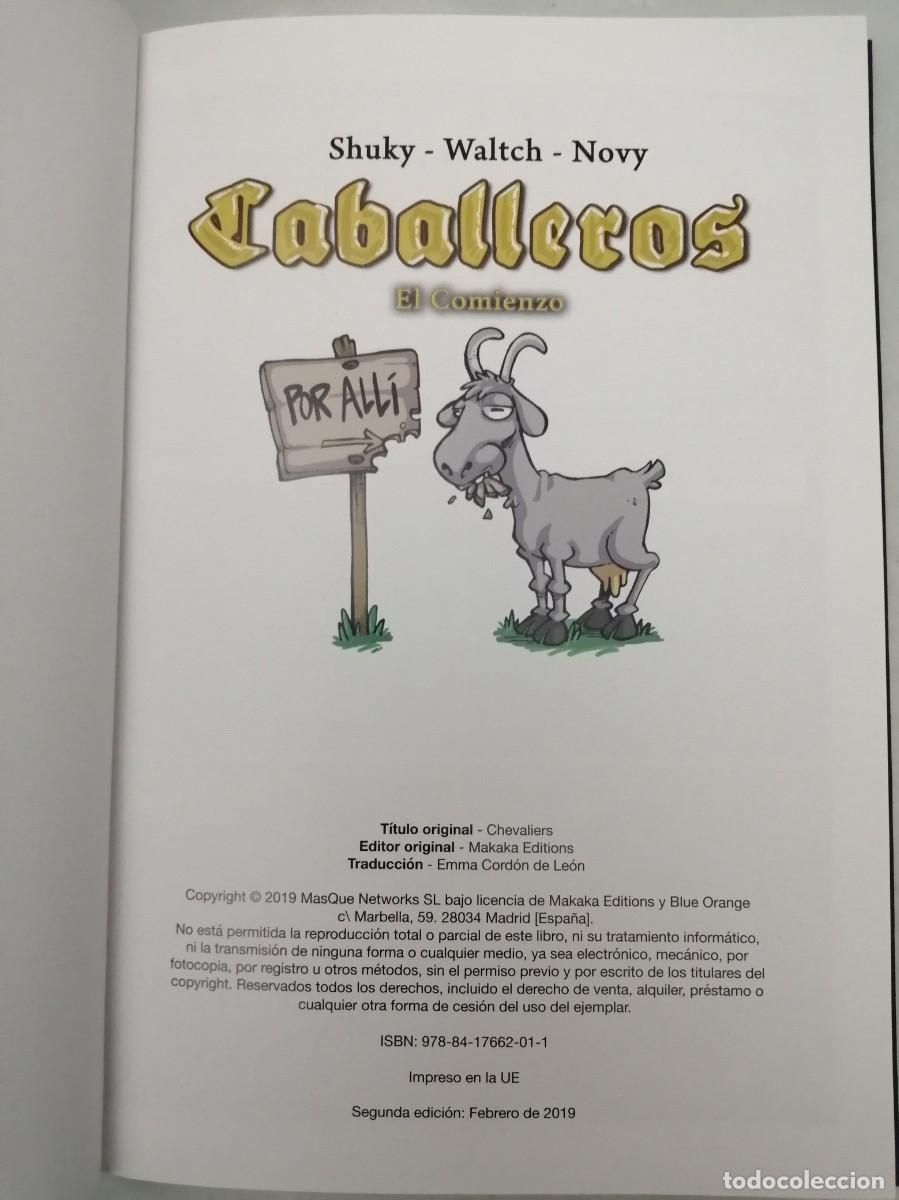 C&oacute;mics: CABALLEROS. El Libro donde t&uacute; eres el h&eacute;roe: EL COMIENZO (tapa dura) - Foto 3