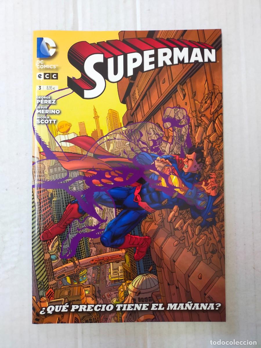 C&oacute;mics: SUPERMAN n&ordm; 3. &iquest;QU&Eacute; PRECIO TIENE EL MA&Ntilde;ANA? Perez, Merino, Scott. ECC - Foto 1