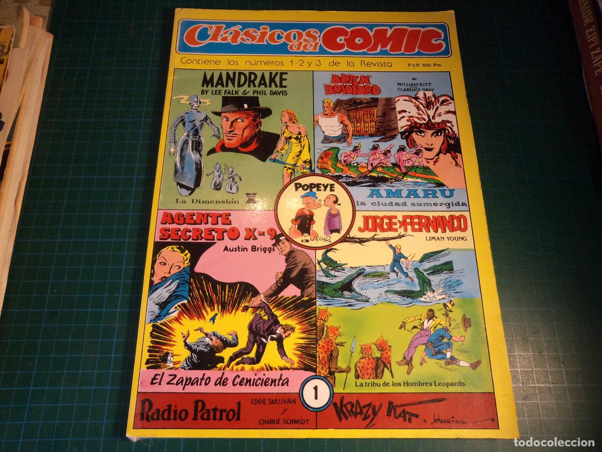 C&oacute;mics: Clasicos del comic. Retapado con los 3 primeros numeros. Complot. - Foto 1