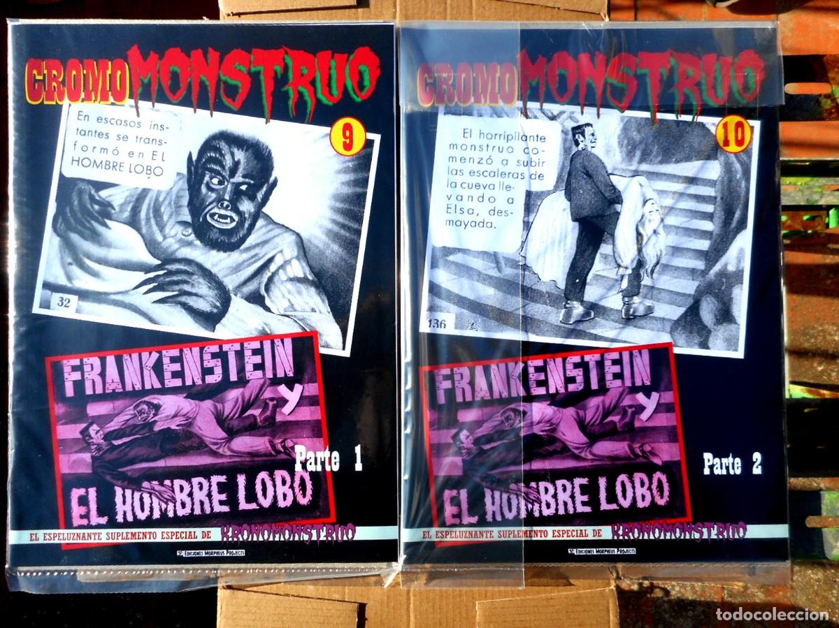 C&oacute;mics: CROMO MONSTRUO N&ordm;9-10 FRANKENSTEIN Y EL HOMBRE LOBO (MORPHEUS PROJECTS 2019) - Foto 1