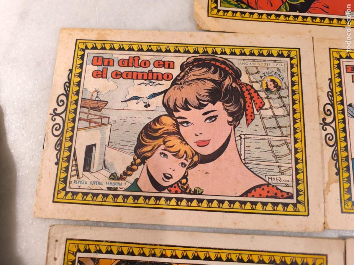 C&oacute;mics: 5 TEBEOS DE AZUCENA NUMEROS 230 - 516 - 633 - 737 - 744 - Foto 2