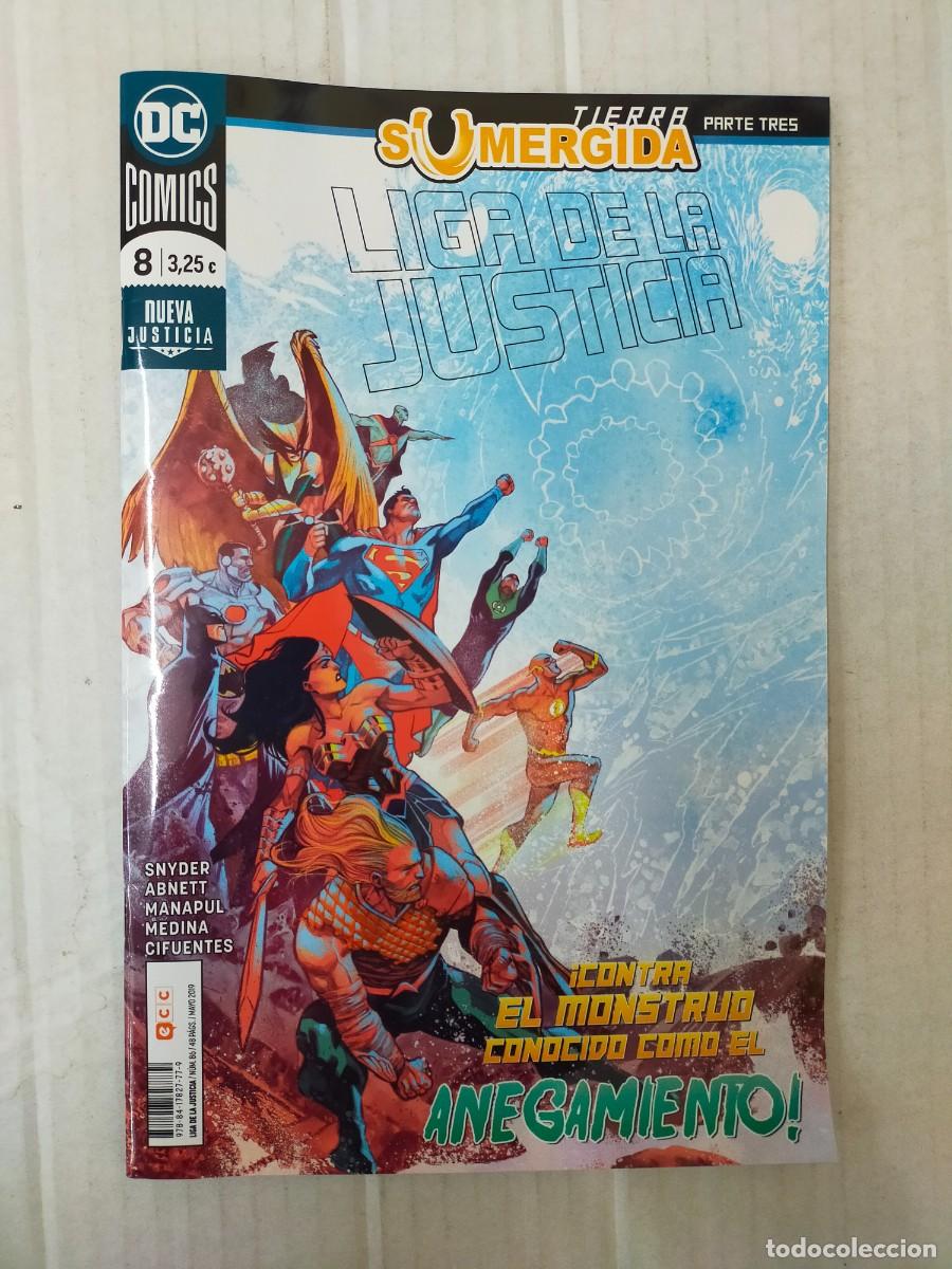 C&oacute;mics: LIGA DE LA JUSTICIA n&ordm; 8 / 86. TIERRA SUMERGIDA PARTE 3. ECC - Foto 1