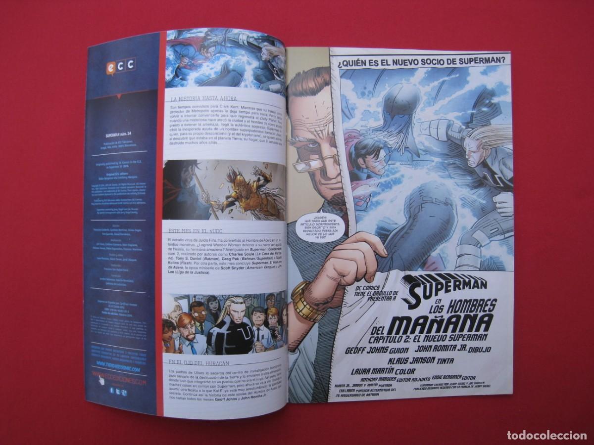 C&oacute;mics: SUPERMAN - N&ordm; 34 - DC COMICS - ECC. - Foto 6