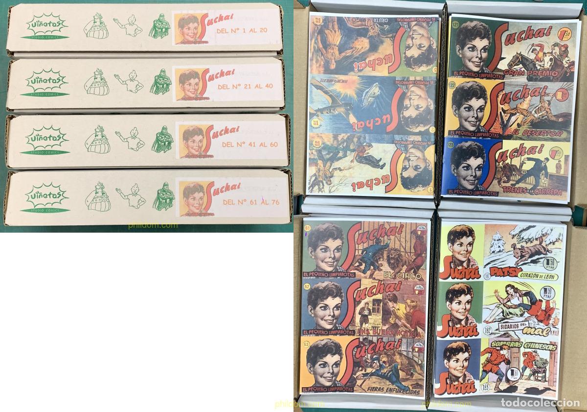 C&oacute;mics: COLECCION COMPLETA COMIC SUCHAI DEL 1 al 76 Facsimil - Foto 1