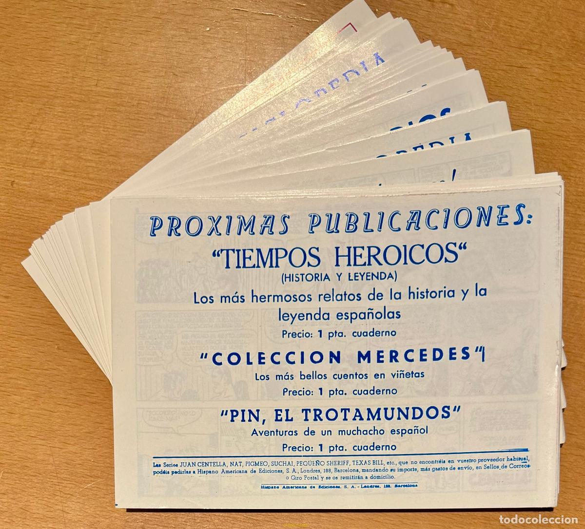 C&oacute;mics: JUAN CENTELLA DEL 1 AL 36 Hispano American de ediciones - Foto 3