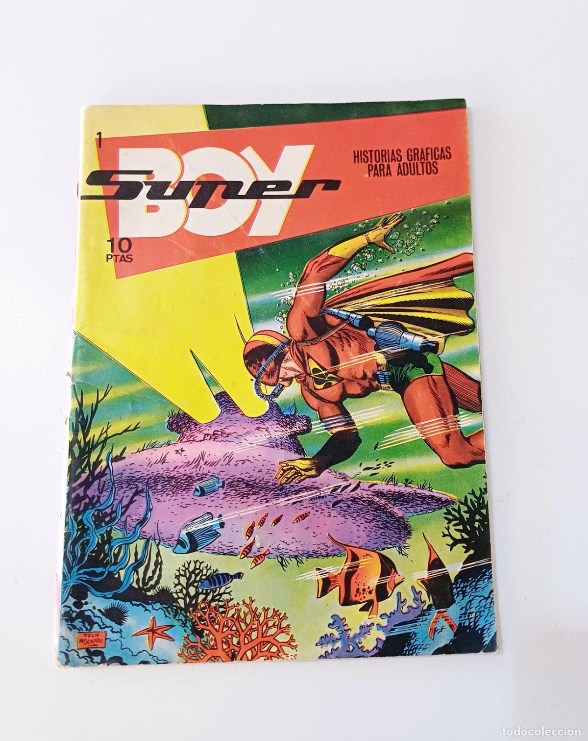 C&oacute;mics: ANTIGUO COMIC SUPER BOY BOIXHER N&ordm; 1 1969 - Foto 1