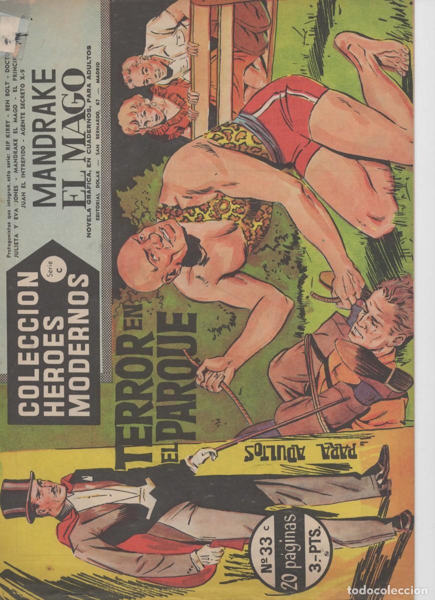 C&oacute;mics: Mandrake el Mago-n&ordm;33-Terrror en el parque - Foto 1
