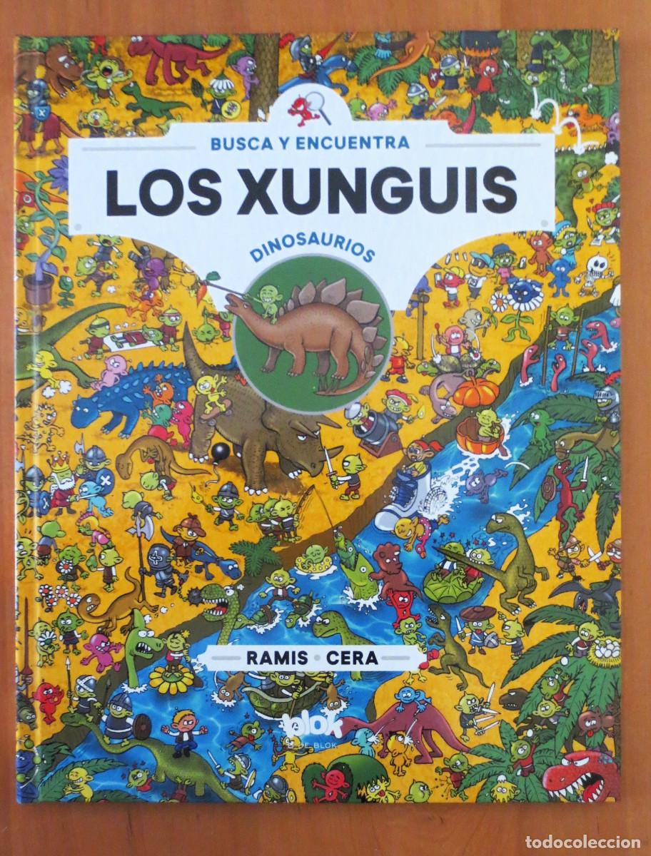 C&oacute;mics: LOS XUNGUIS: DINOSAURIOS CON DEDICATORIA DIBUJO ORIGINAL - Foto 1