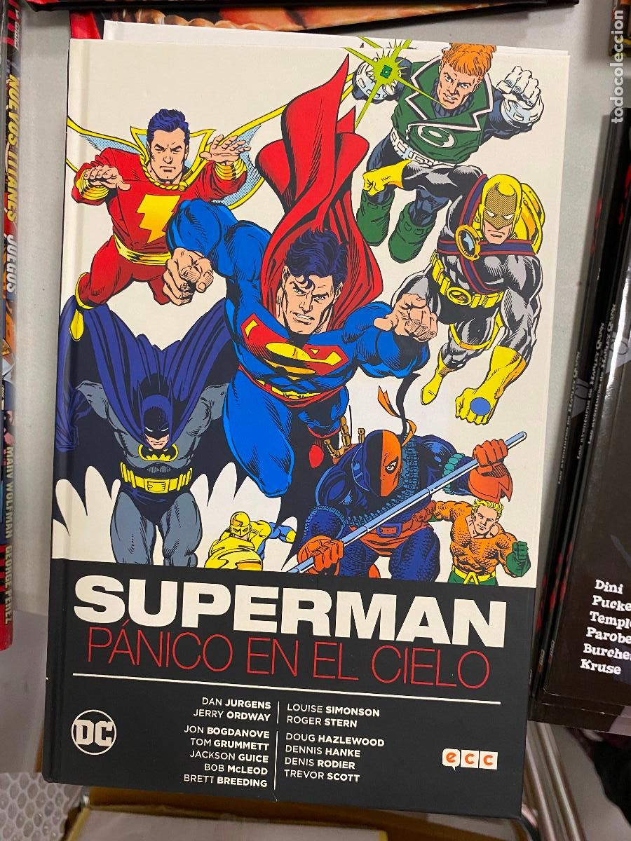 C&oacute;mics: SUPERMAN PANICO EN EL CIELO TOMO TAPA DURA DC - ECC - Foto 1