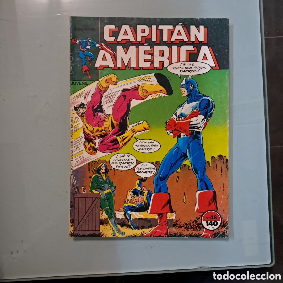 C&oacute;mics: Comics Forum Capit&aacute;n Am&eacute;rica, 140 pesetas, 48 - Foto 1