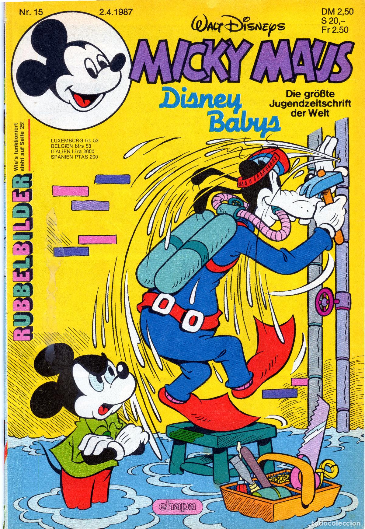 C&oacute;mics: COMIC MICKY MAUS EN ALEM&Aacute;N. ABRIL 1987 - Foto 1