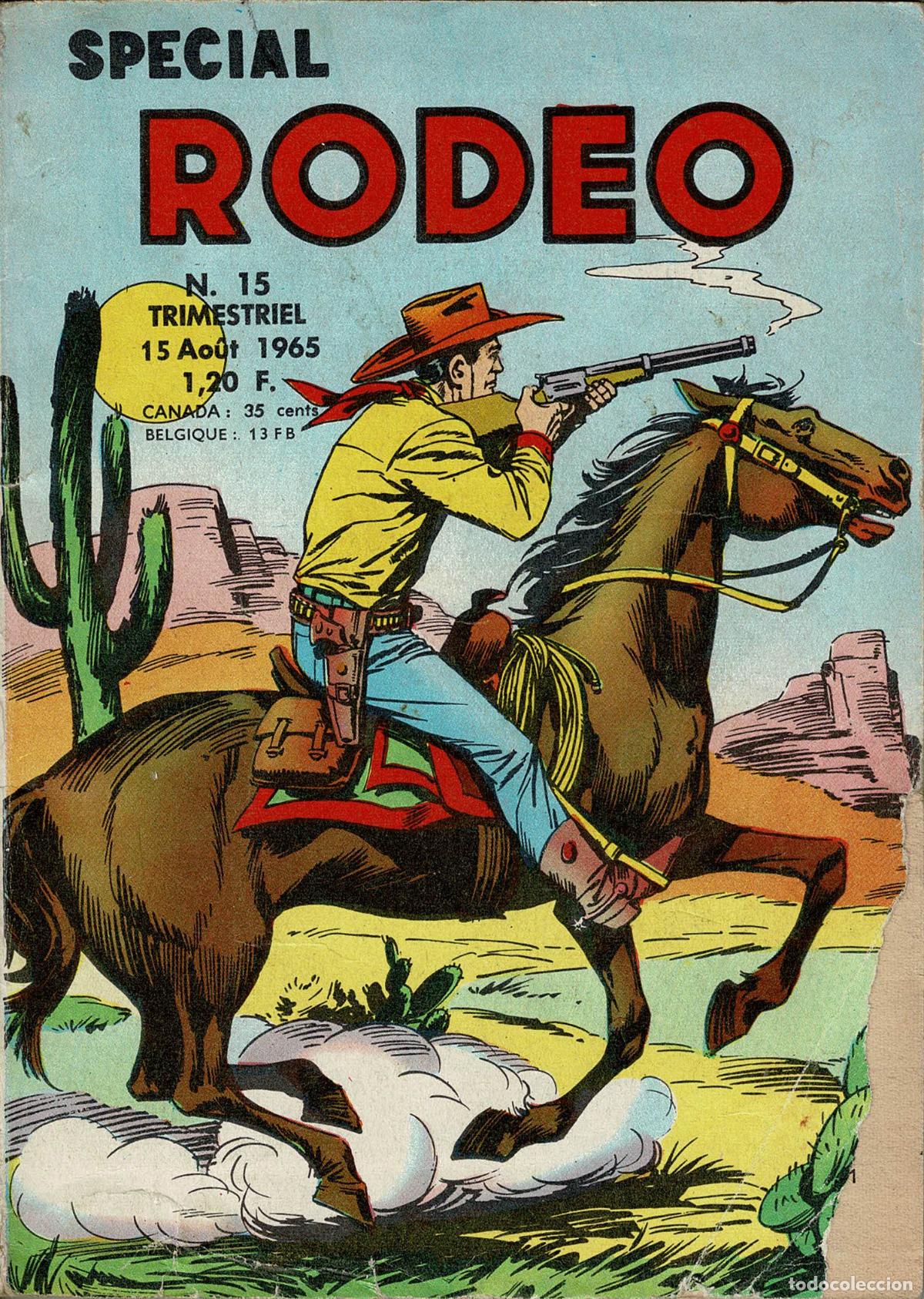 C&oacute;mics: Special Rodeo n&ordm; 15,a&ntilde;o 1965. Tex. original franc&eacute;s. - Foto 1