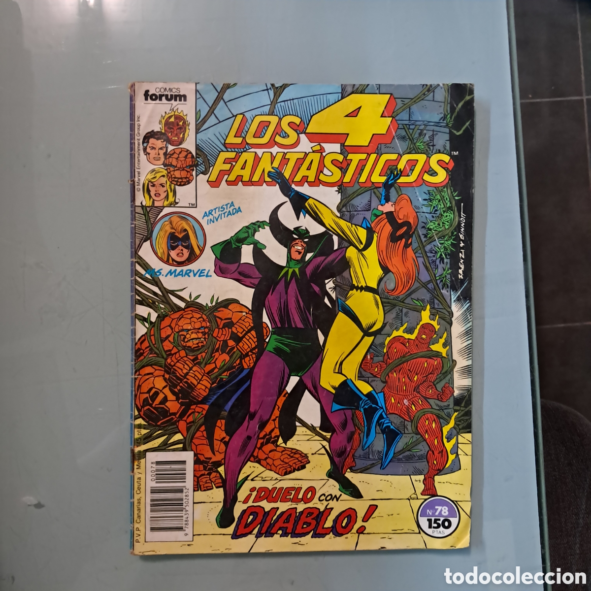 C&oacute;mics: Comics Forum Los 4 fant&aacute;sticos, 150 pesetas,78 - Foto 1