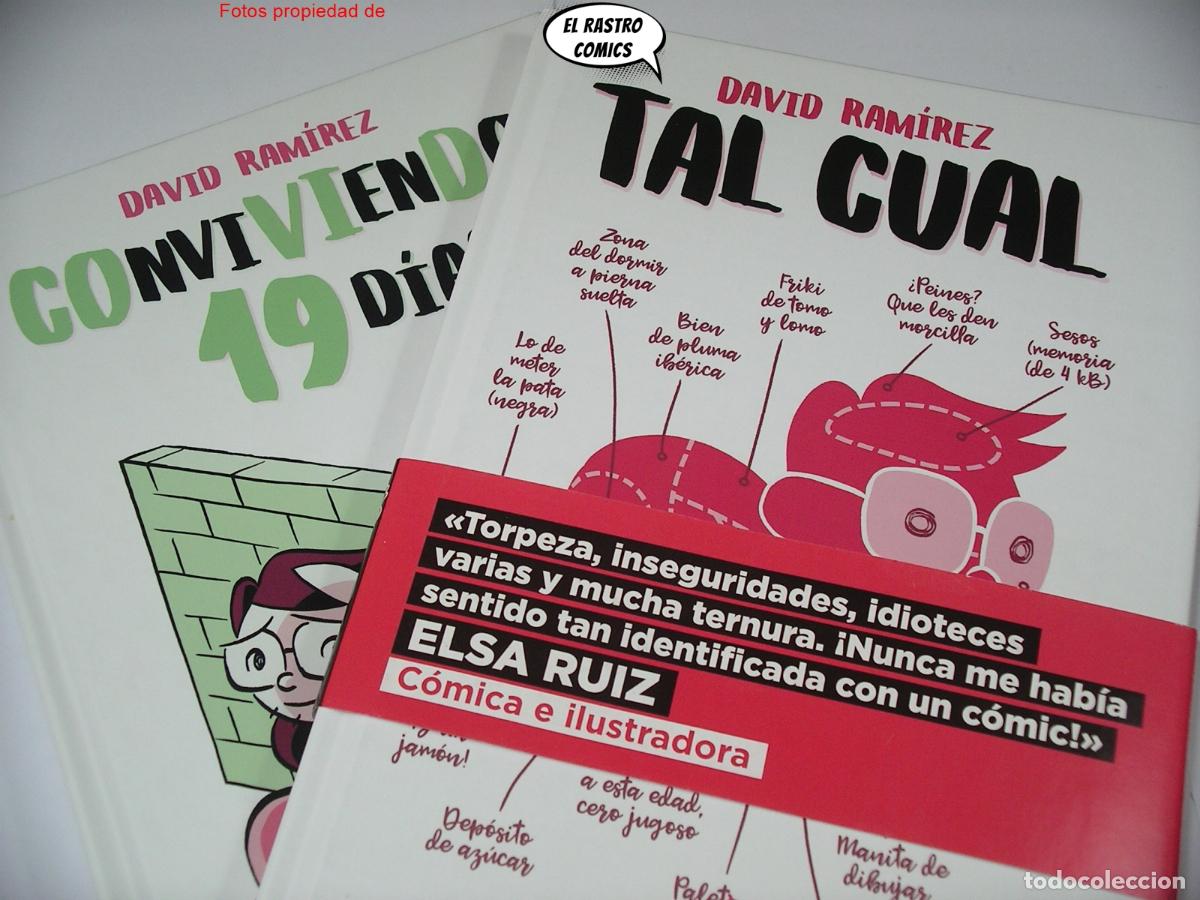 C&oacute;mics: Tal cual + Conviviendo 19 d&iacute;as, David Ramirez, ed. Norma 2020 - Foto 2