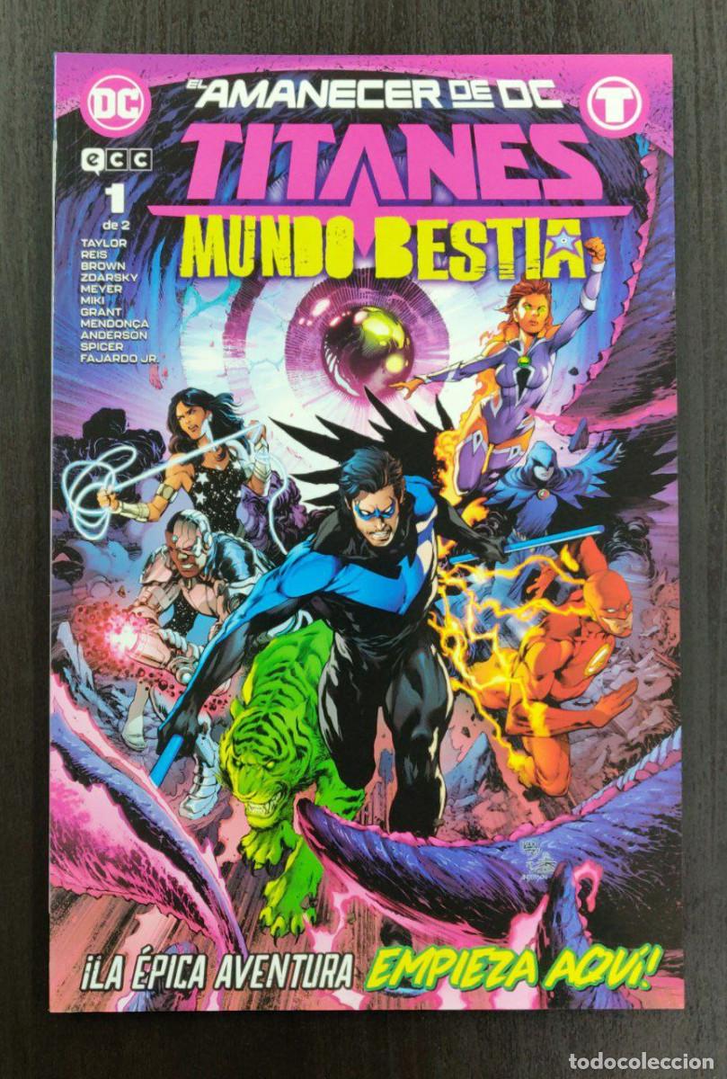 C&oacute;mics: TITANES: MUNDO BESTIA N&Uacute;M. 1 DE 2, 2024 (ECC) - Foto 1