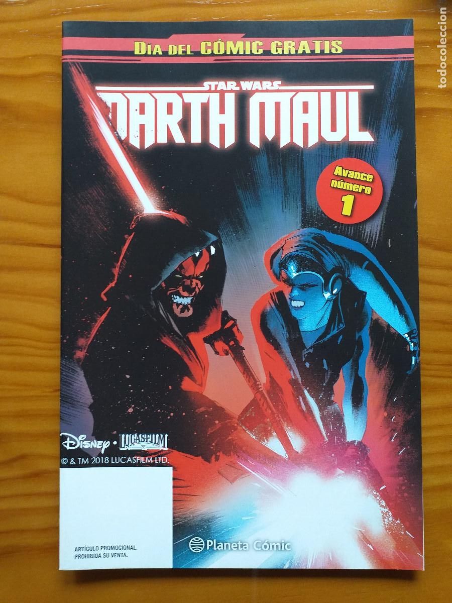C&oacute;mics: DARTH MAUL - DIA DEL COMIC GRATIS 2018 - PLANETA COMIC - Foto 1