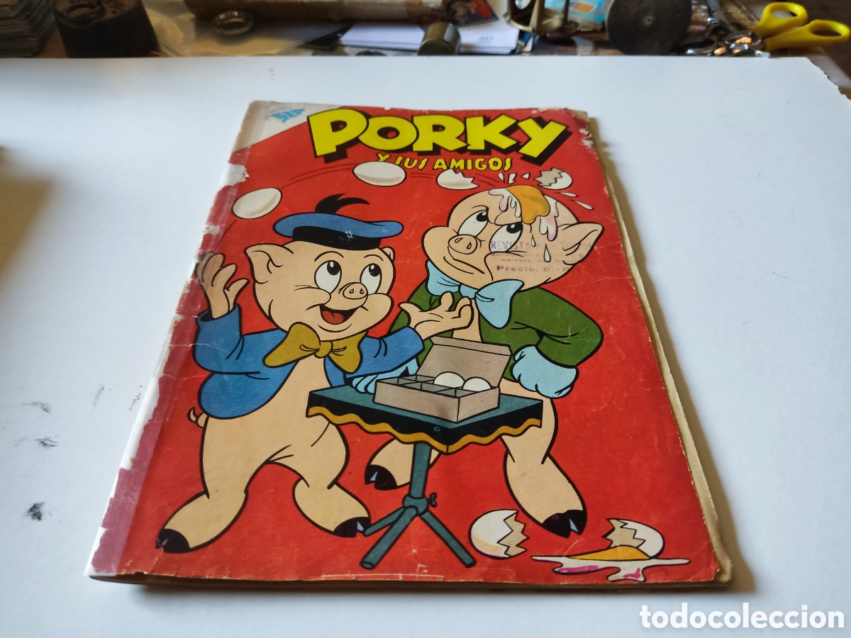 C&oacute;mics: Tebeo c&oacute;mic Porky publicidad chicles Adams - Foto 1