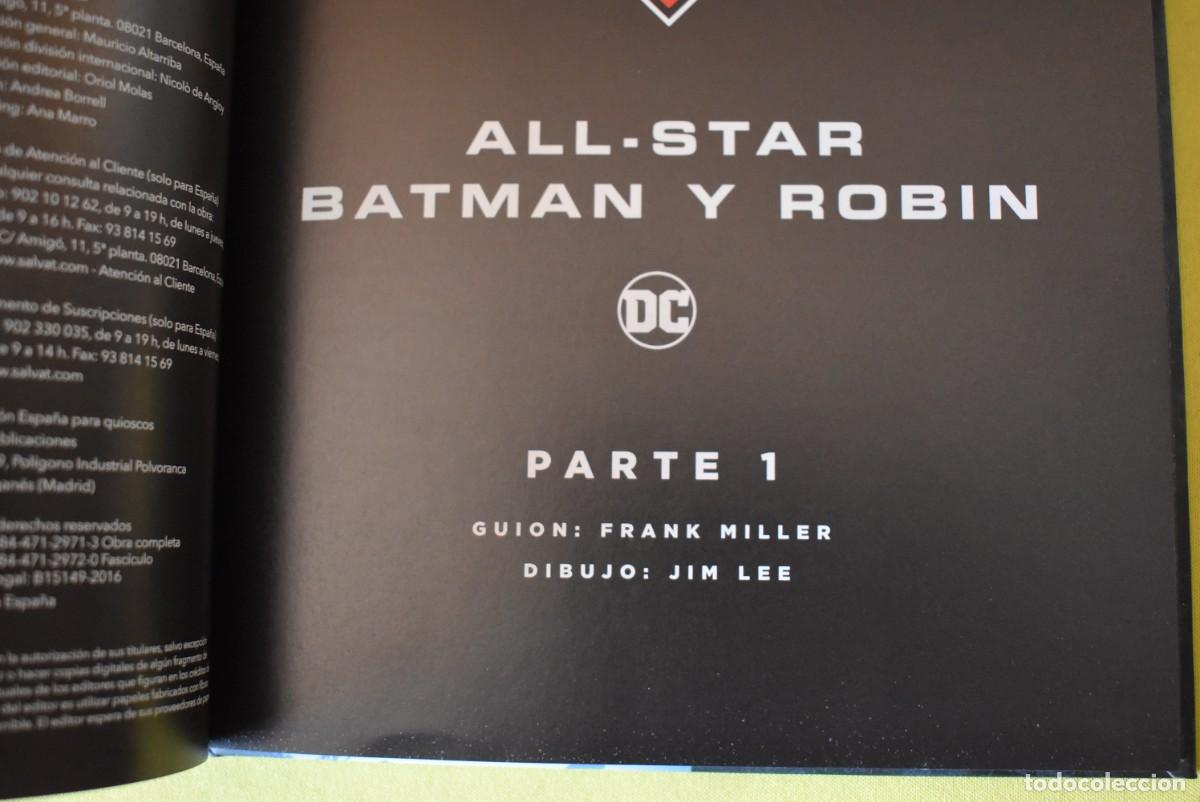 C&oacute;mics: Comic Batman y Superman All-star. Batman y Robin. Parte 1. DC Comics. Salvat - Foto 4