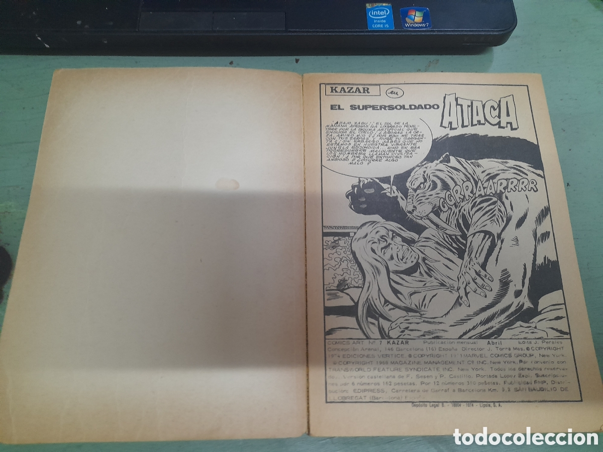 C&oacute;mics: Ka-Zar , El s&uacute;per soldado ataca a&ntilde;o 1974 - Foto 5