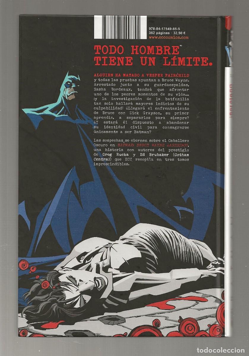 C&oacute;mics: BATMAN: BRUCE WAYNE &iquest;ASESINO? VOL. 01 DE 3 (CHUCK DIXON/ GREG RUCKA) ECC 2018 - Foto 3