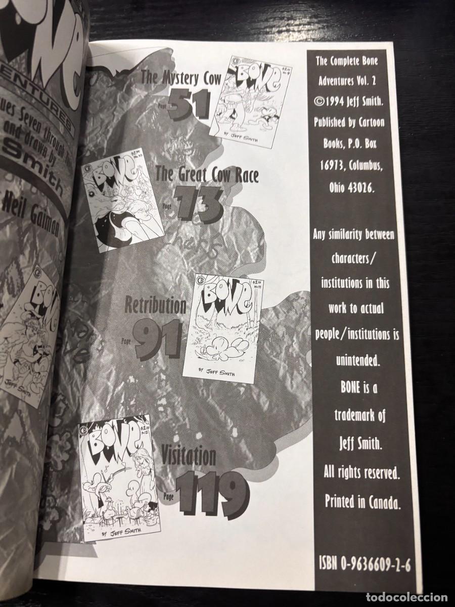 C&oacute;mics: BONE. VOL. 2. ADVENTURES. JEFF SMITH. CARTOON BOOKS. DUDE COMICS. - Foto 2