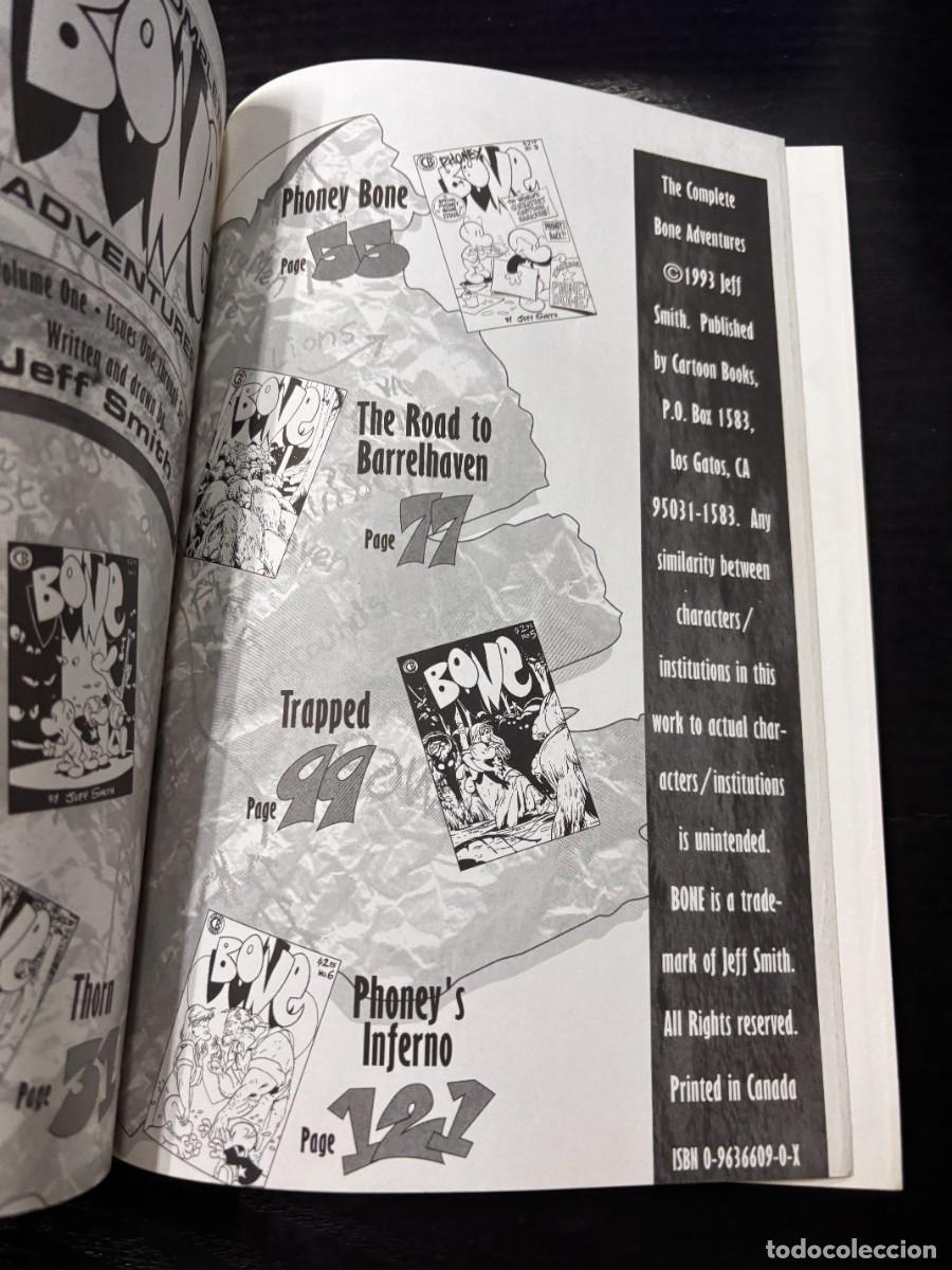 C&oacute;mics: BONE. VOL. 1. ADVENTURES. JEFF SMITH. CARTOON BOOKS. DUDE COMICS. - Foto 2