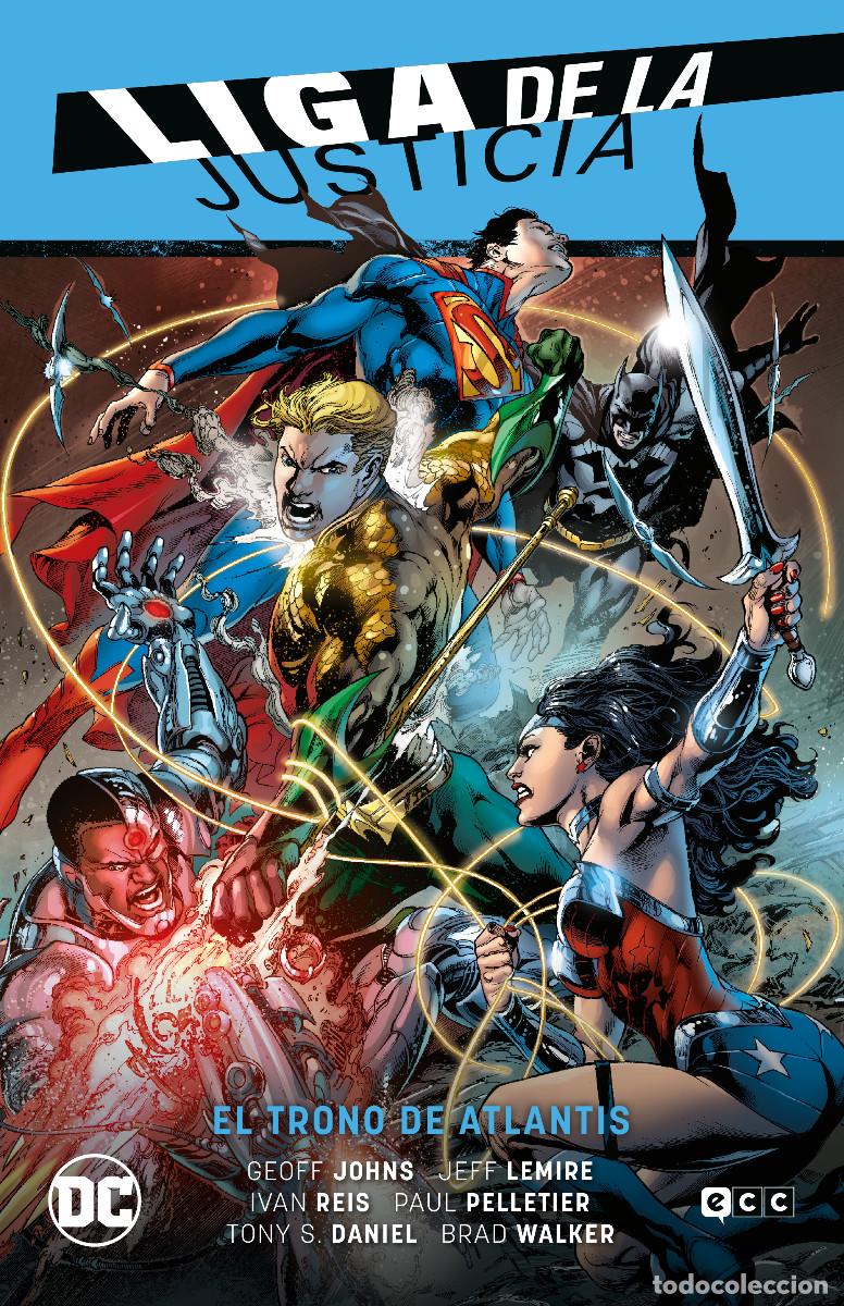 C&oacute;mics: LIGA DE LA JUSTICIA: EL TRONO DE ATLANTIS - ECC - IMPECABLE - Foto 1
