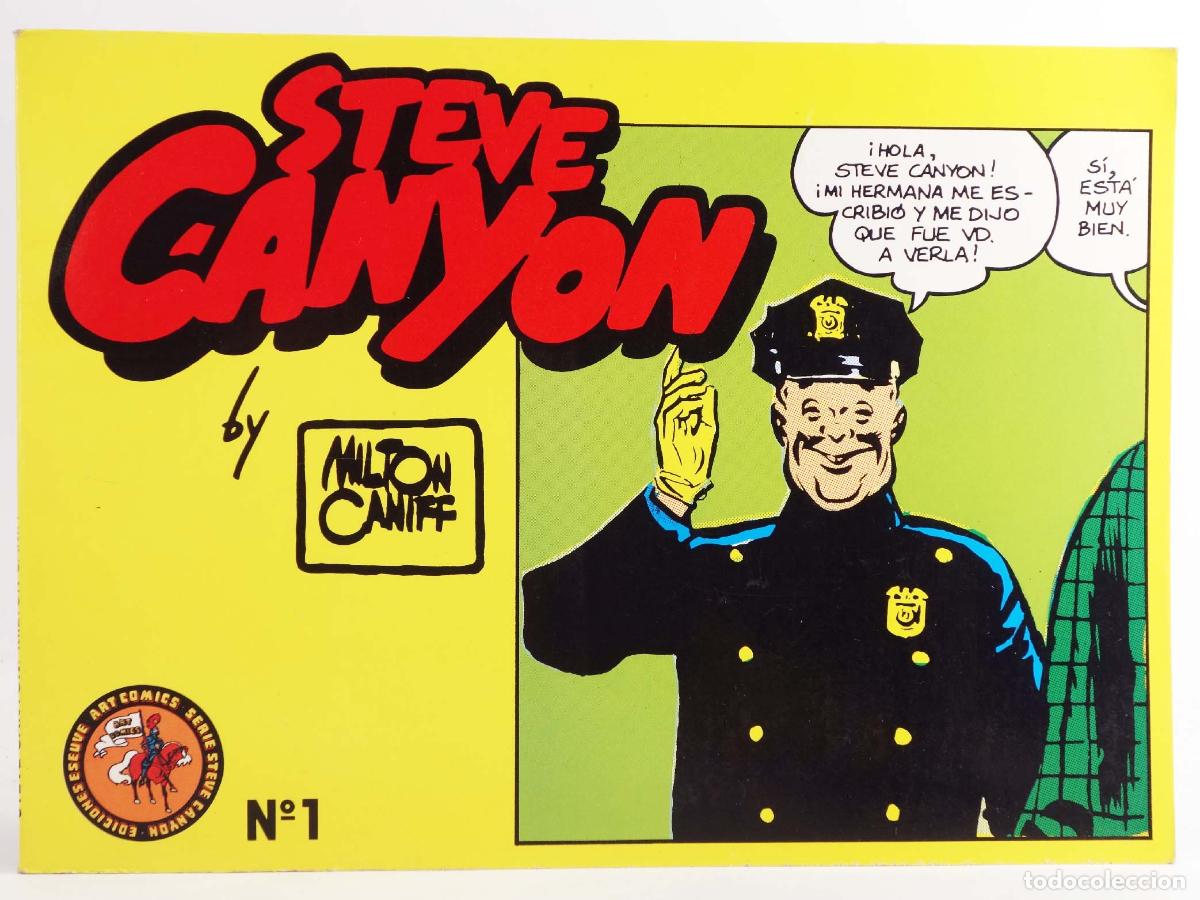 C&oacute;mics: STEVE CANYON 1 (Milton Caniff) Eseuve, 1988 - Foto 1