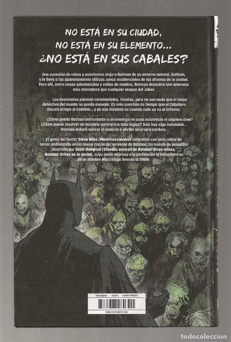 C&oacute;mics: BATMAN - CONDADO DE GHOTHAM (STEVE NILES, SCOTT HAMPTON) ECC 2018 EXCELENTE ESTADO - Foto 3